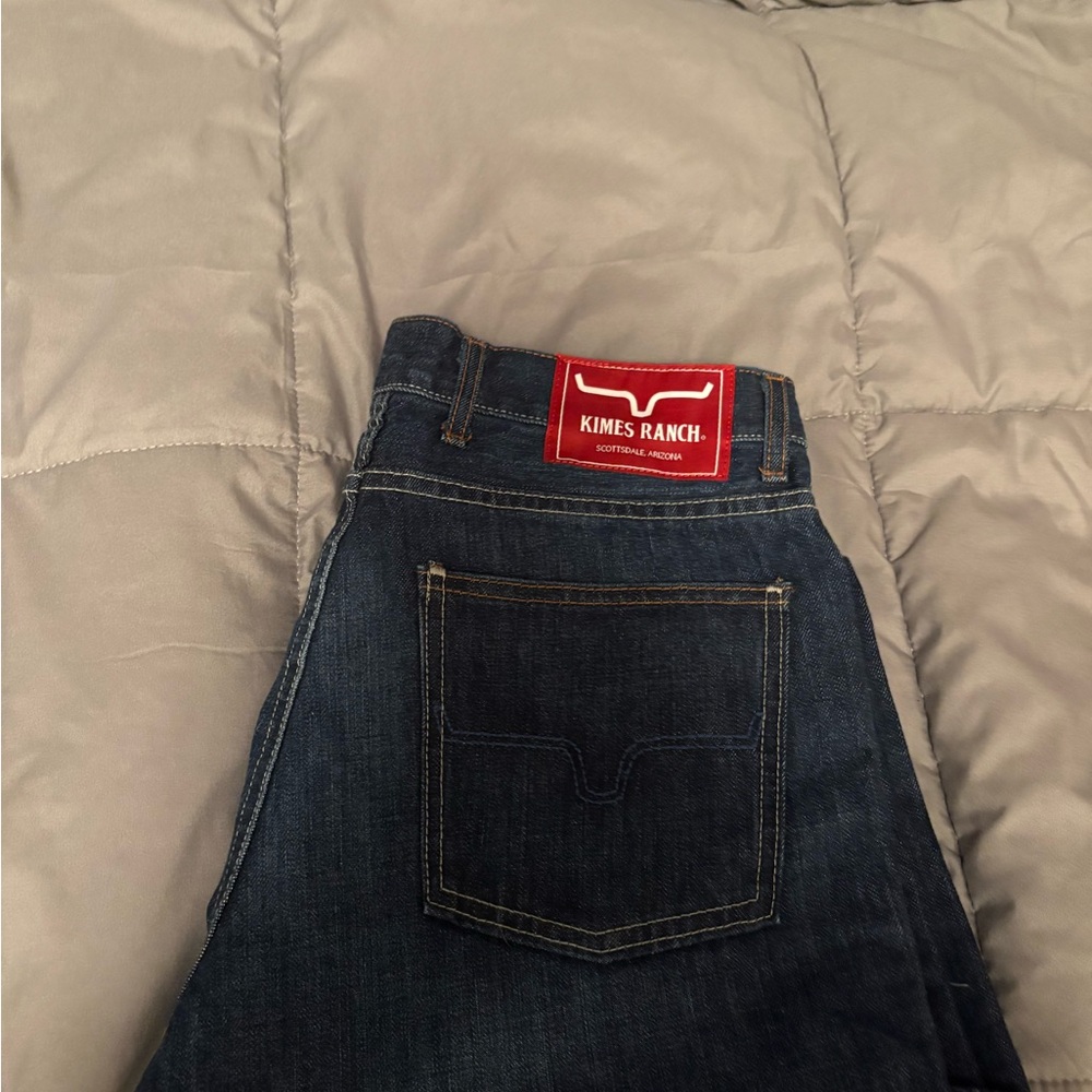 Kimes Ranch Dark Blue Denim Jeans